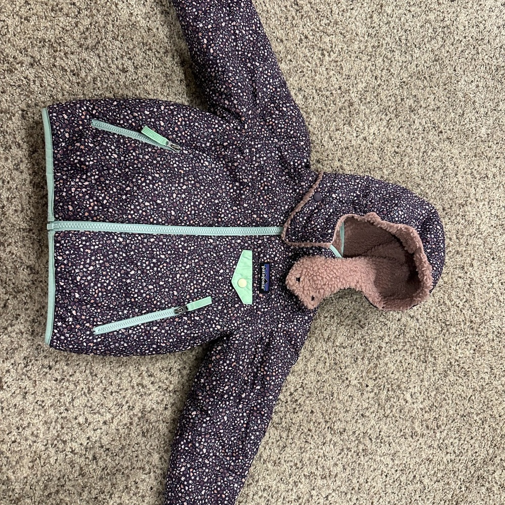 Patagonia Reversible Tribbles Jacket - girls 3T